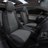 Чехлы Автопилот Экокожа Ромб на Mitsubishi Grandis 2003-2009 г.в.