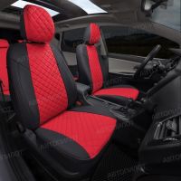 Чехлы Автопилот Экокожа Ромб на Mitsubishi Grandis 2003-2009 г.в.