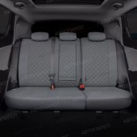 Чехлы Автопилот Экокожа Ромб на Mitsubishi Grandis 2003-2009 г.в.