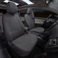 Чехлы Автопилот Экокожа Ромб на Mitsubishi Grandis 2003-2009 г.в.