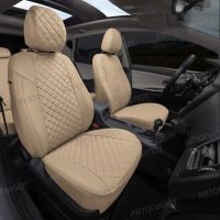 Чехлы Автопилот Экокожа Ромб на Mitsubishi Grandis 2003-2009 г.в.