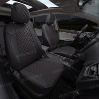 Чехлы Автопилот Экокожа Ромб на Mitsubishi Grandis 2003-2009 г.в.