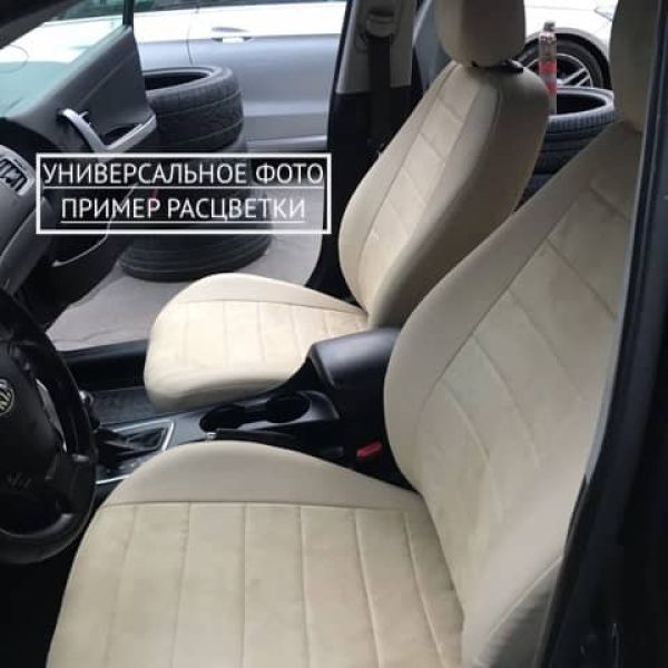 Чехлы Автопилот Алькантара на Geely Vision FC