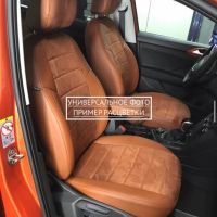 Чехлы Автопилот Алькантара на Geely Vision FC