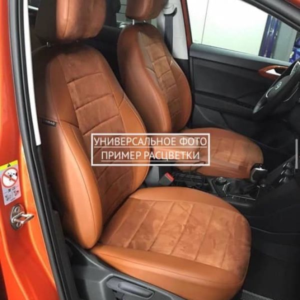 Чехлы Автопилот Алькантара на Geely Vision FC