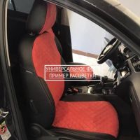 Чехлы Автопилот Алькантара Ромб на Mitsubishi ASX (2010+)